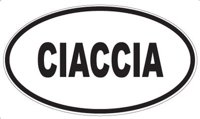 CIACCIA - Oval Magnet