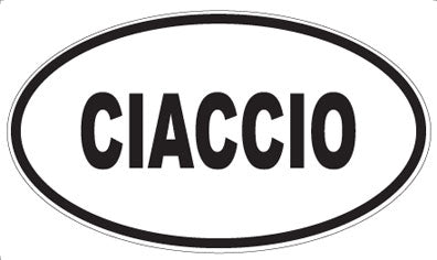 CIACCIO - Oval Magnet