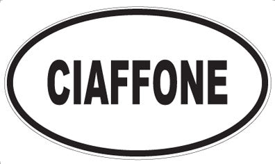 CIAFFONE - Oval Magnet