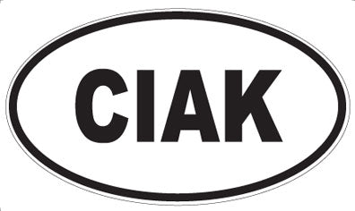 CIAK - Oval Magnet