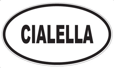 CIALELLA - Oval Magnet