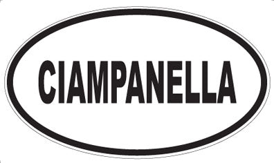 CIAMPANELLA - Oval Magnet