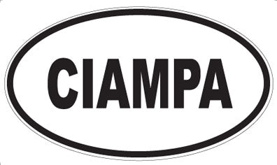 CIAMPA - Oval Magnet