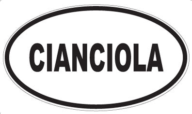 CIANCIOLA - Oval Magnet