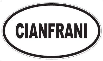 CIANFRANI - Oval Magnet