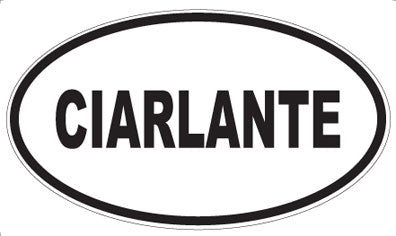 CIARLANTE - Oval Magnet