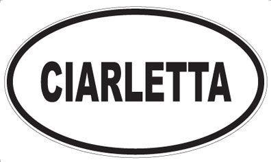 CIARLETTA - Oval Magnet