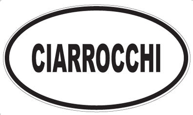 CIARROCCHI - Oval Magnet
