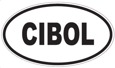 CIBOL - Oval Magnet
