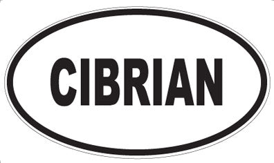 CIBRIAN - Oval Magnet