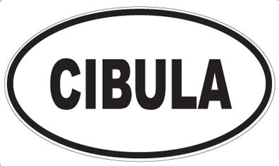 CIBULA - Oval Magnet