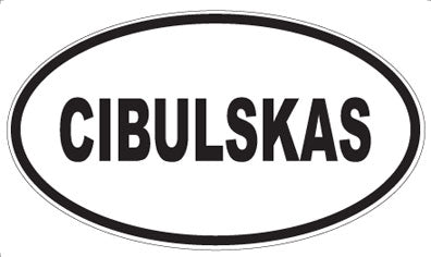 CIBULSKAS - Oval Magnet