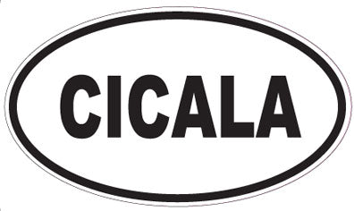 CICALA - Oval Sticker