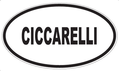 CICCARELLI - Oval Magnet