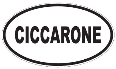 CICCARONE - Oval Magnet