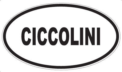 CICCOLINI - Oval Magnet