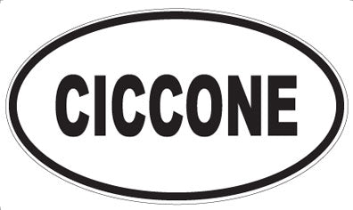 CICCONE - Oval Magnet