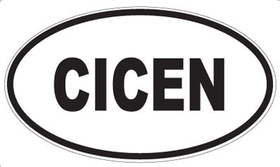 CICEN - Oval Magnet