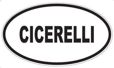 CICERELLI - Oval Magnet