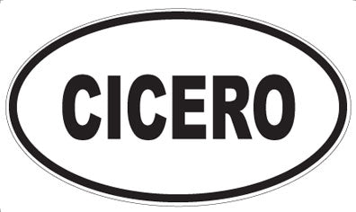CICERO - Oval Magnet