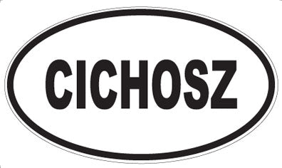 CICHOSZ - Oval Magnet