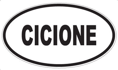 CICIONE - Oval Magnet