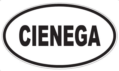 CIENEGA - Oval Magnet