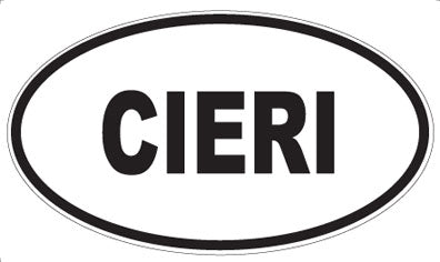 CIERI - Oval Magnet