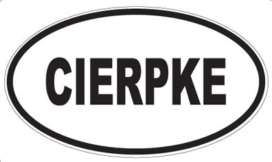 CIERPKE - Oval Magnet