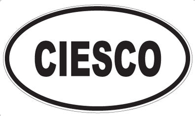 CIESCO - Oval Magnet