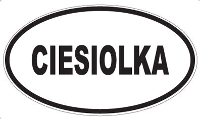CIESIOLKA - Oval Magnet