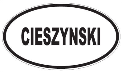 CIESZYNSKI - Oval Magnet