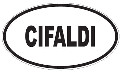 CIFALDI - Oval Magnet