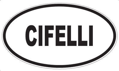 CIFELLI - Oval Magnet
