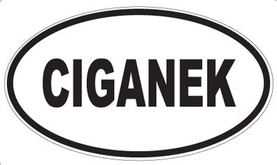 CIGANEK - Oval Magnet