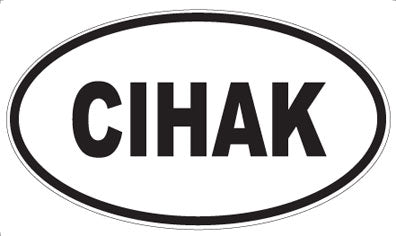 CIHAK - Oval Magnet