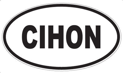 CIHON - Oval Magnet