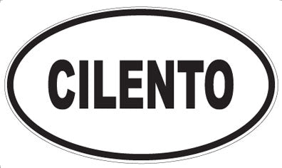 CILENTO - Oval Magnet