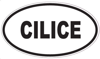 CILICE - Oval Sticker