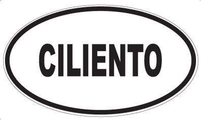 CILIENTO - Oval Magnet