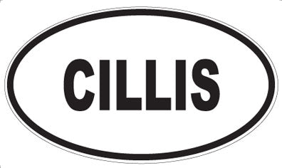 CILLIS - Oval Magnet