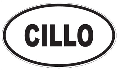 CILLO - Oval Magnet