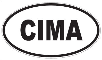 CIMA - Oval Magnet
