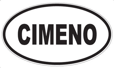 CIMENO - Oval Magnet