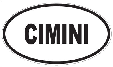 CIMINI - Oval Magnet