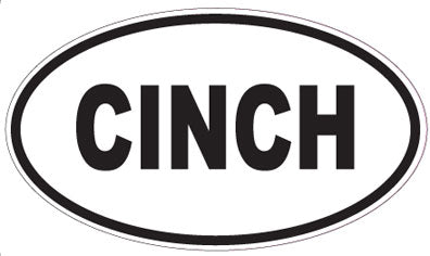 CINCH - Oval Sticker