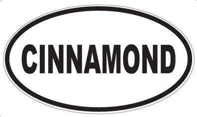 CINNAMOND - Oval Magnet