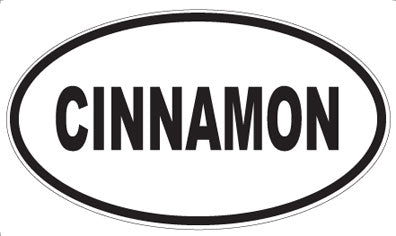 CINNAMON - Oval Magnet