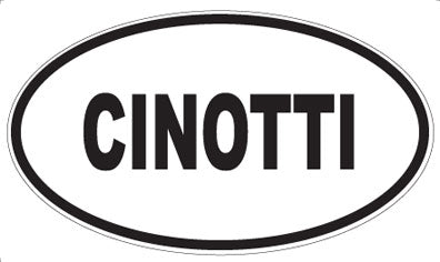 CINOTTI - Oval Magnet