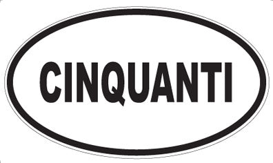 CINQUANTI - Oval Magnet